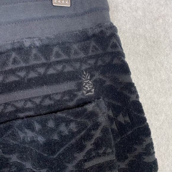 Chubbies Mens L The Crop Circles 7" Velour Shorts Black Elastic Waist Pockets - Picture 5 of 7